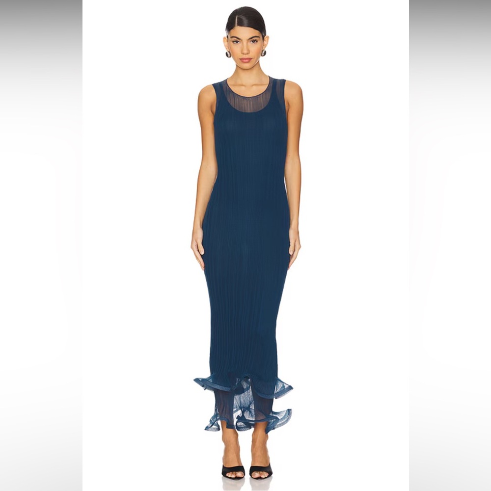SIMKHAI Daniella Sleeveless Midi Dress